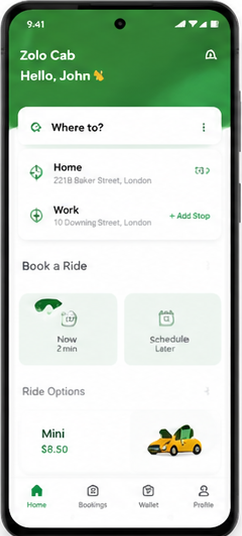 Zolo Cab App