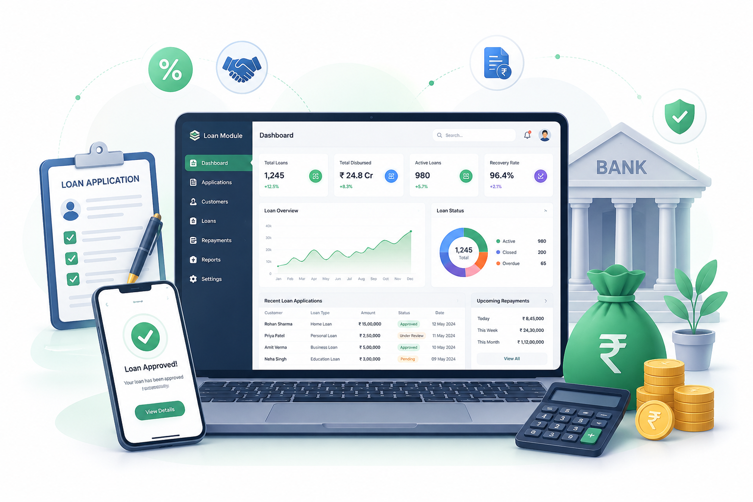 Loan Management Dashboard
